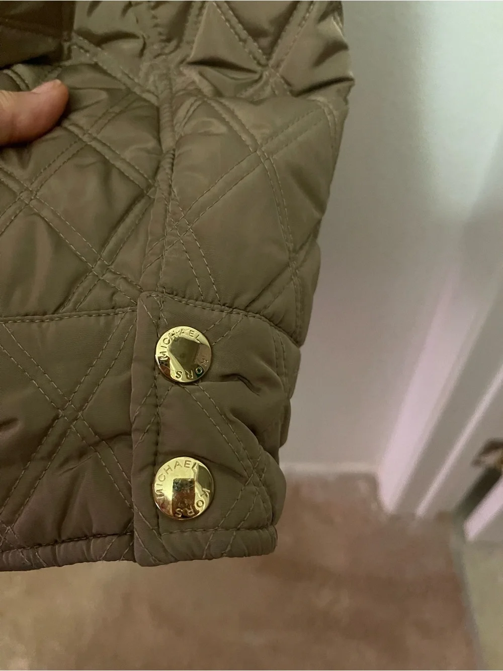 Michael Kors lightweight quilted